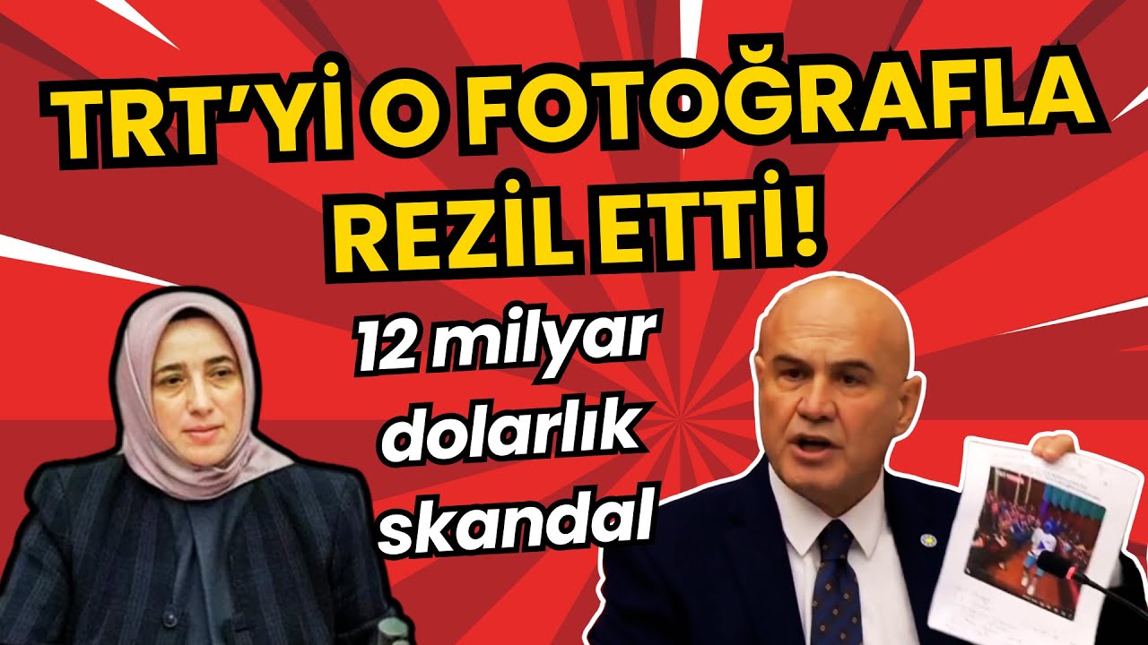 TRT’yi O Fotoğrafla Rezil Etti! Özlem Zengin Kıpkırmızı Oldu | 12 Milyar Dolarlık Skandal