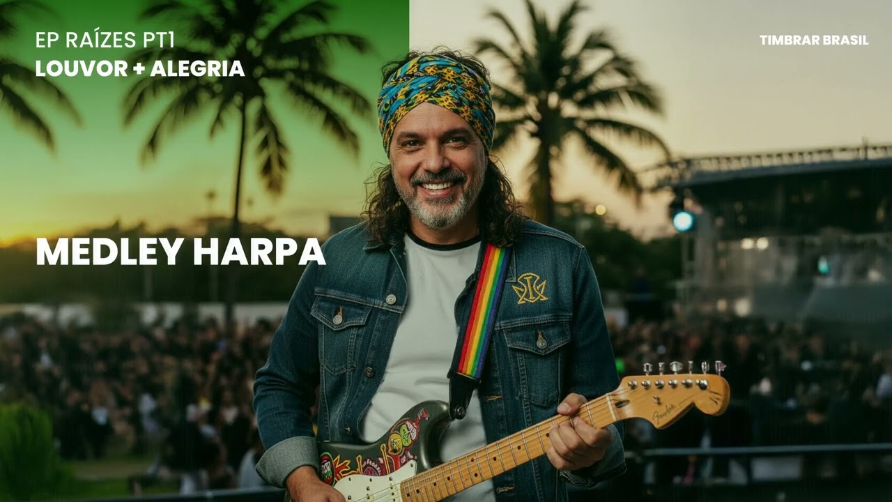 Medley da Harpa  | A Mensagem da Cruz + Guia-me Sempre, Meu Senhor + Grandioso És Tu | Theo Luz