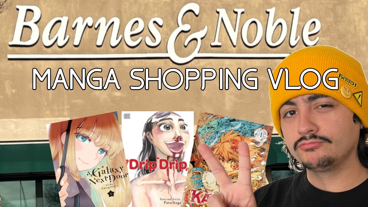 MANGA SHOPPING at BARNES AND NOBLE - Chico, California - Vlog 1