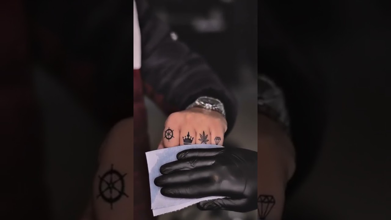 finger tattoo men #shorts