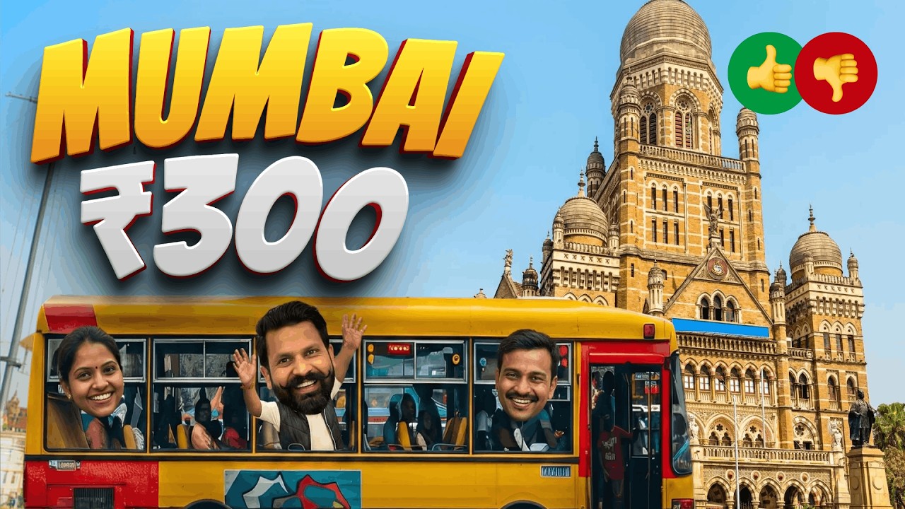 Mumbai Darshan by bus review | sunil and sonal vlogs