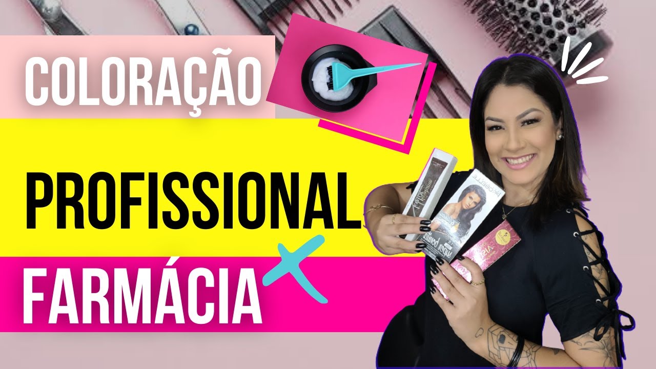 COLORAÇÃO PROFISSIONAL X DE FARMÁCIA - Semana dos Cabelos Tingidos / ep 3