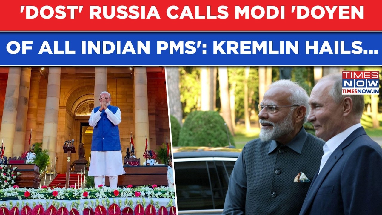 Russia's Kremlin Hails Modi As 'Doyen Of All Indian Prime Ministers': Watch Putin's Message