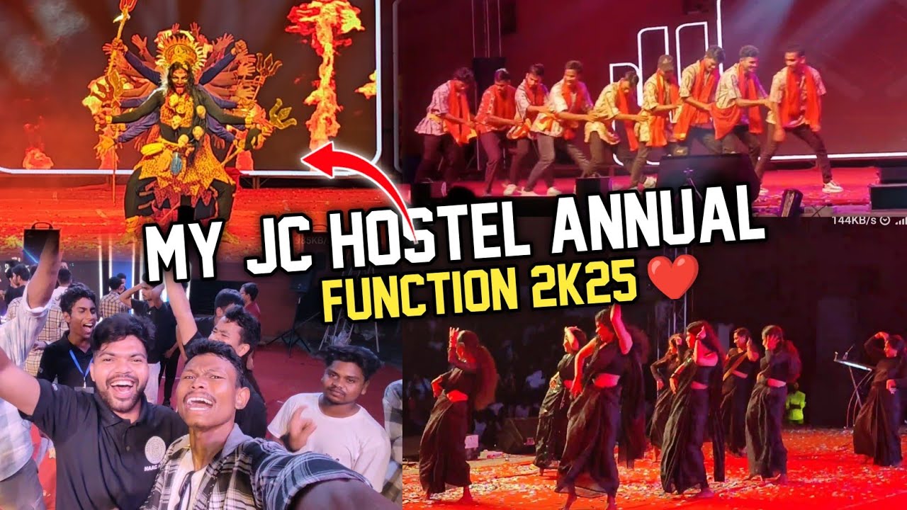 JC Hostel Annual Function 2k25 ❤️ | Ravenshaw University Hostel Function 🔥 2025 | Udaan 2k25