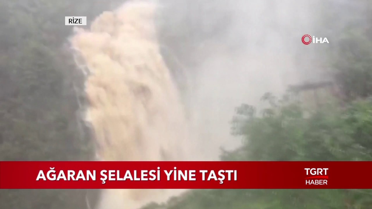 Ağaran Şelalesi Yine Taştı