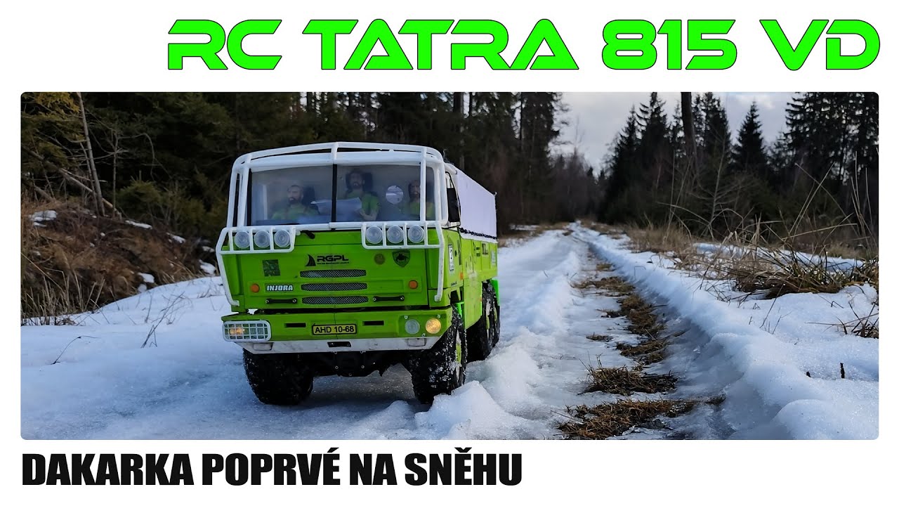 Dakarka od ML Model poprvé na sněhu