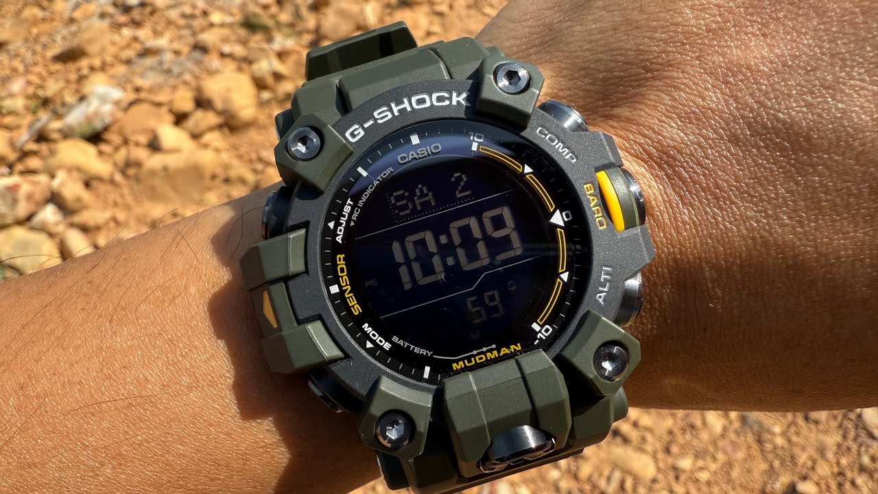 CASIO G-SHOCK MUDMAN GW-9500-3DR เจ้าตุ่น กันน้ำฝุ่นโคลน ถึกและทนมากกว่าเดิม