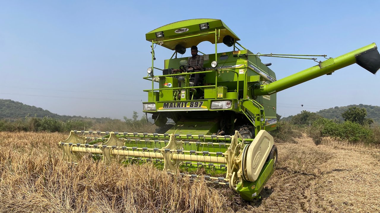 New Malkit 897 Model 2025￼ || Combine Dhan🌾￼ Cutting || 
