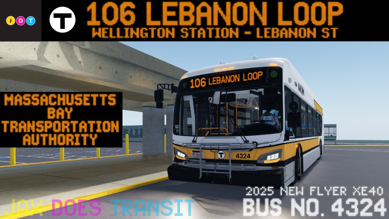 [ROBLOX] Boston Bus Simulator | 106 Lebanon Loop | 4324