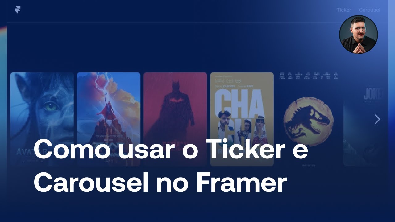 ⚠️ Como usar o Ticker e Carousel no Framer - PASSO A PASSO