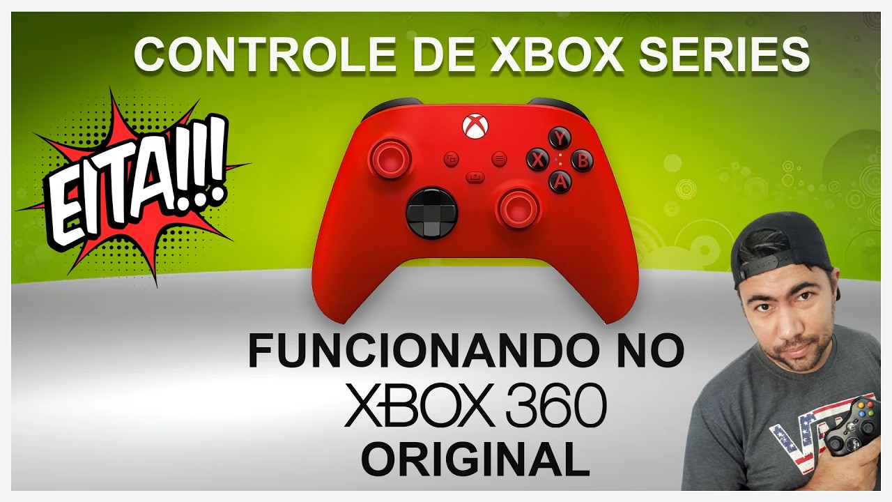 Agora é possível usar um Controle de Xbox Series S no Xbox 360 Original