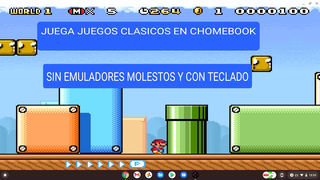 Como jugar juegos clásicos en chromebook sin emulador