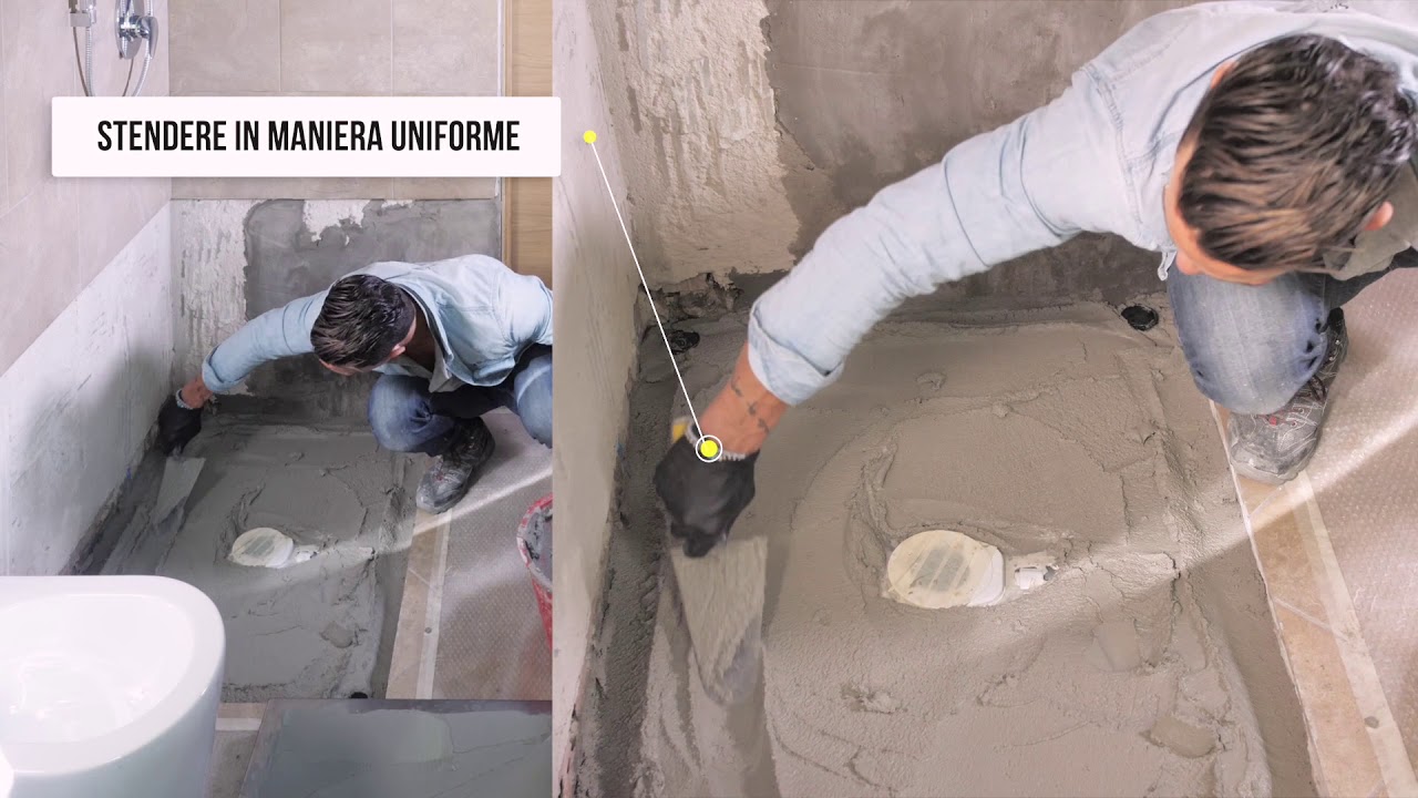 Come montare piatto doccia filo pavimento e box doccia Integrato Silverplat