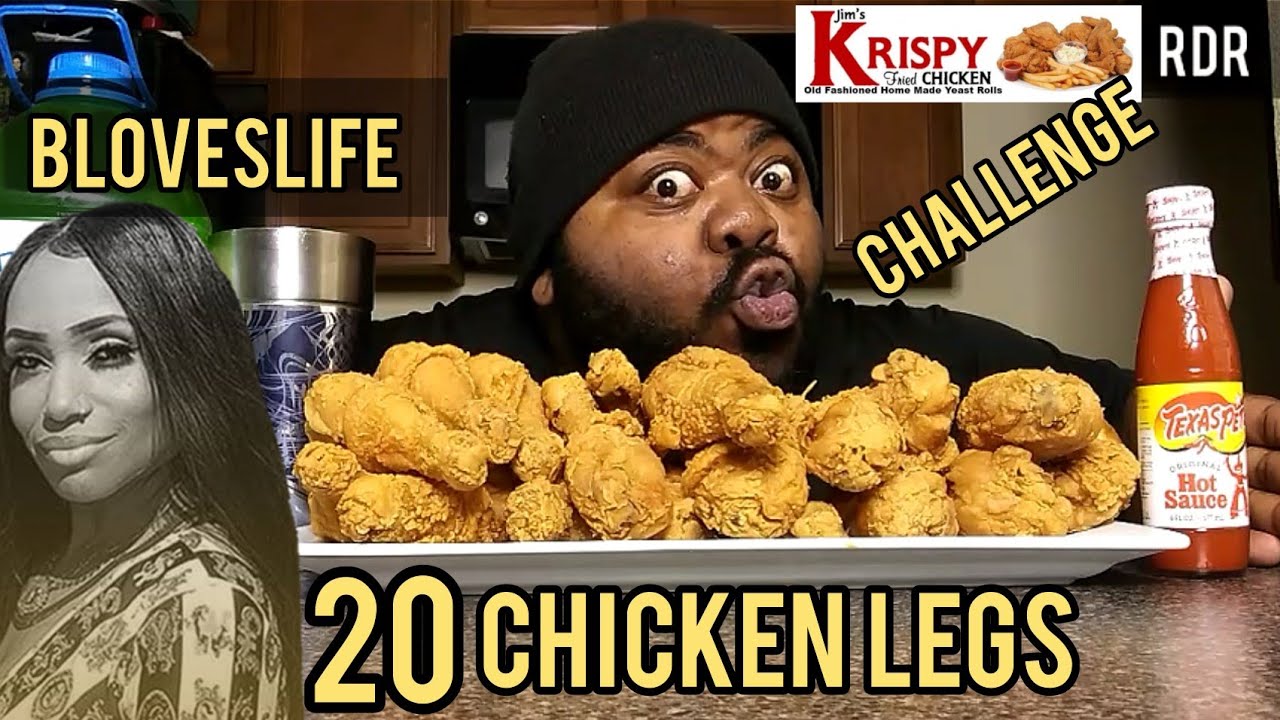 Blovelifes 20 CHICKEN LEGS CHALLENGE!!!!!