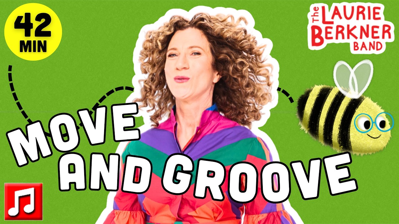 Move and Groove Songs for Kids 🕺 42 Minutes ☀️ Laurie Berkner Band Dance & Movement Playlist