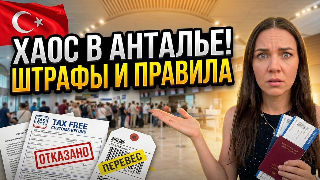 ANTALYA AIRPORT CHAOS 🇹🇷 New Screening Rules 2026, FINES & Duty Free Prices