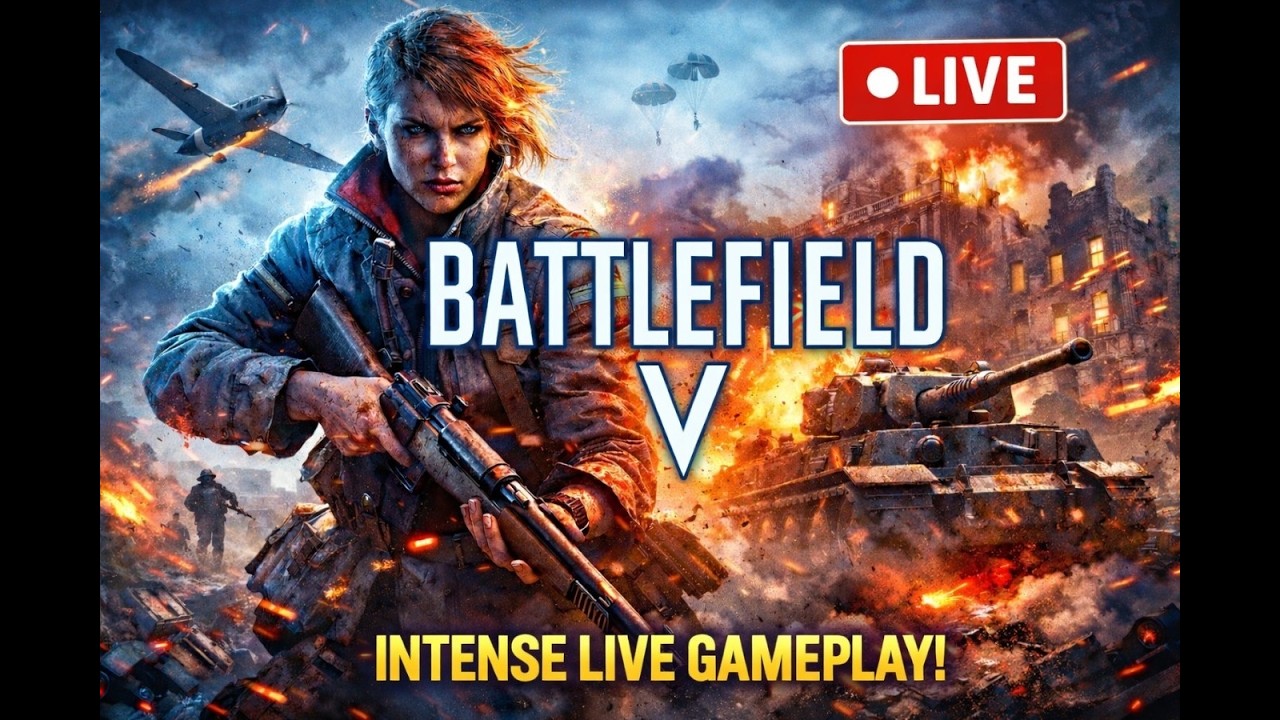 Battlefield V Gameplay LIVE | Full Action WW2 Warfare