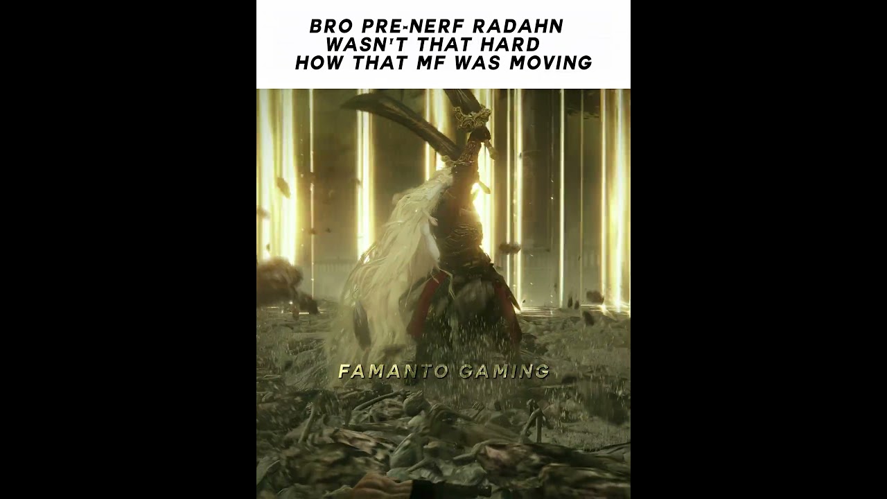 Pre Nerf Radahn in Action 🔥 #eldenring