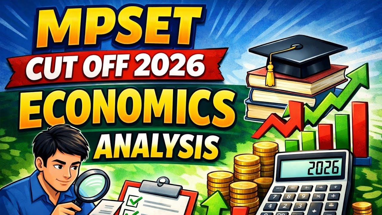 MPSET Economics Cut Off Analysis 2025 | Expected & Previous Year Cut Off | Category Wise
