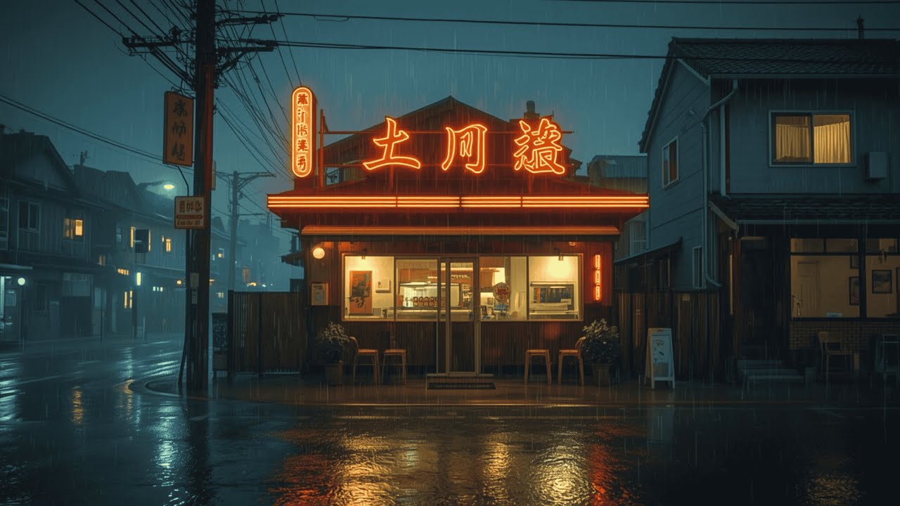 Hidden Ramen Shop in Rainy Japan 🌧️ | Cozy Night Live