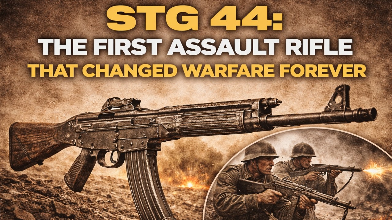 STG 44: The First Assault Rifle That Changed Warfare Forever