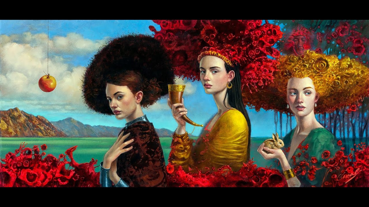 Paintings by Михаил Хохлачев(Michael Cheval)