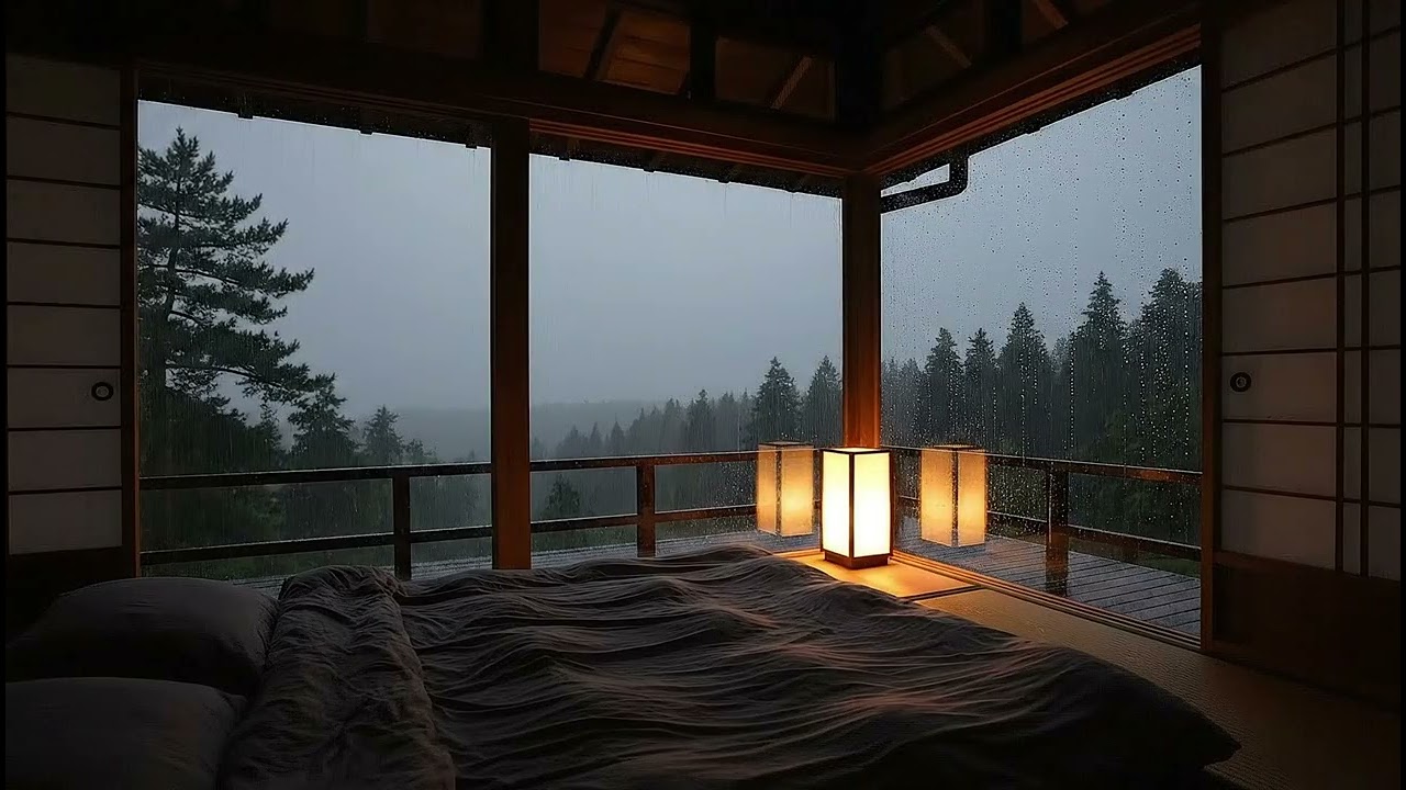 432Hz Fall Asleep Fast with Rain – Calm Nervous System, Deep Sleep & Full Body Recovery