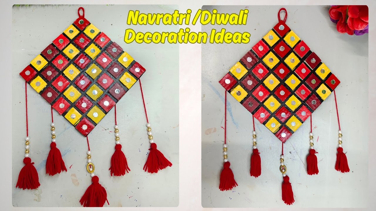 Navratri & Diwali Decoration Ideas at Home | Easy & Beautiful DIY Festive Decor ✨ #navratri #diwali 