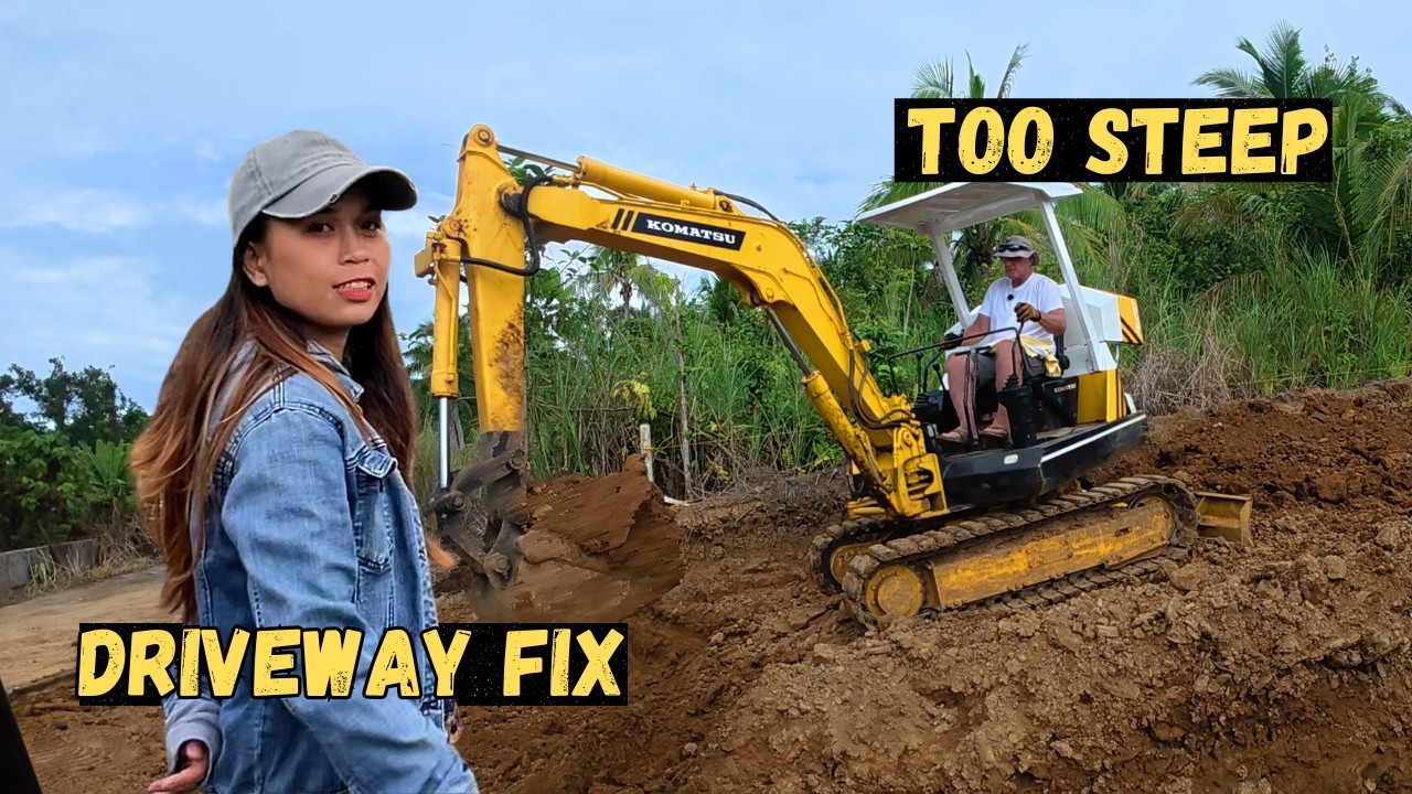 Fixing Our Driveway | Excavator Work