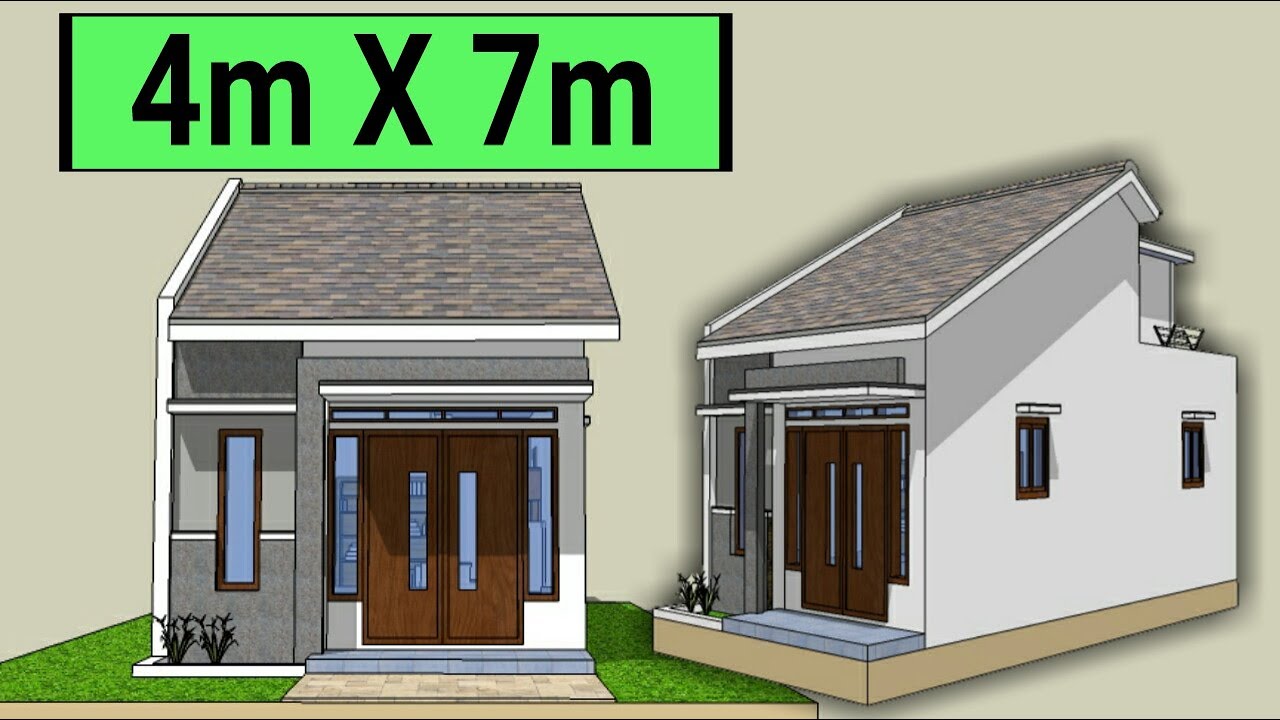 Rumah 4x7 Meter │ Rumah Minimalis