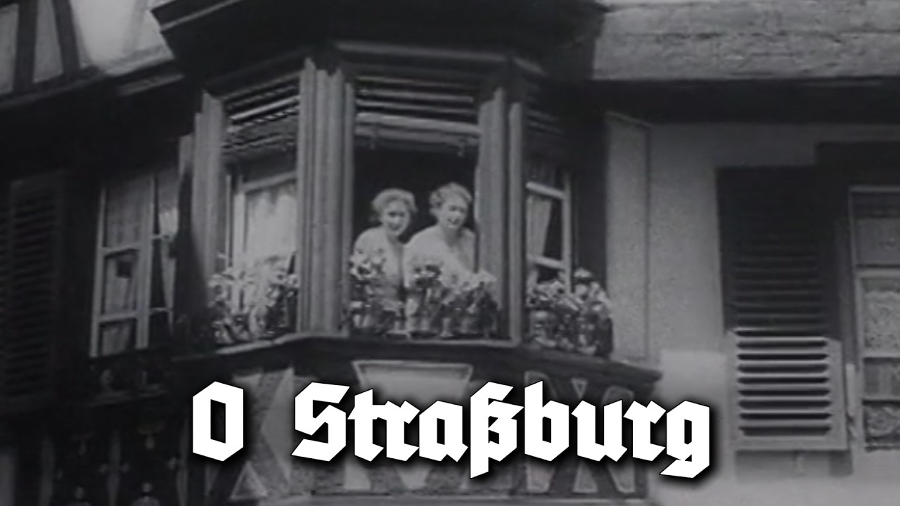 O Straßburg, o Straßburg - Немецкая народная и солдатская песня [Кадры из немецкого Страсбурга]