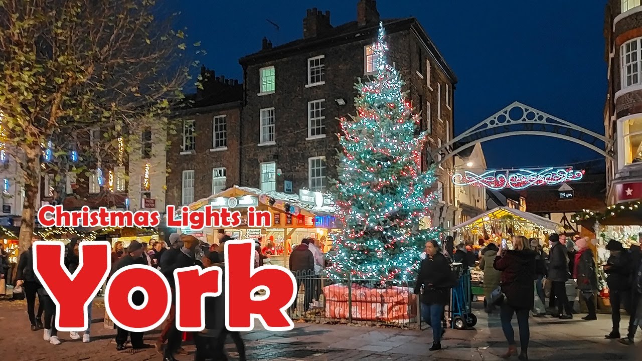 York At Christmas! 🎄【4K】| City Centre Walk 2021