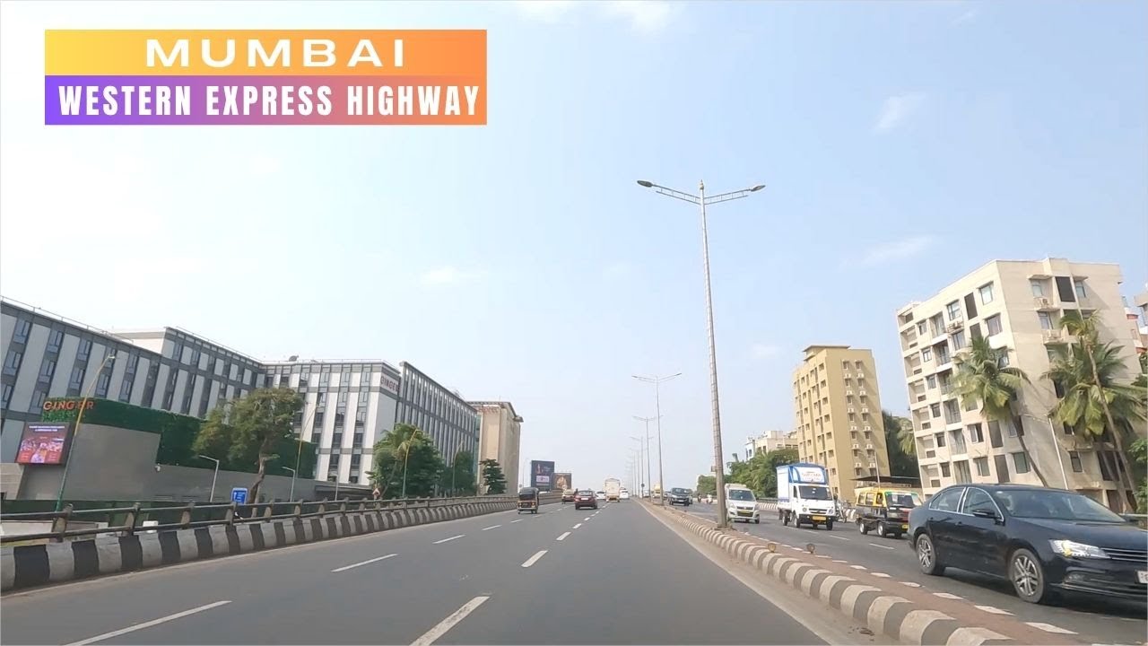 Travelling from North Mumbai towards South Mumbai on Western Express Highway on a Sunday Morning