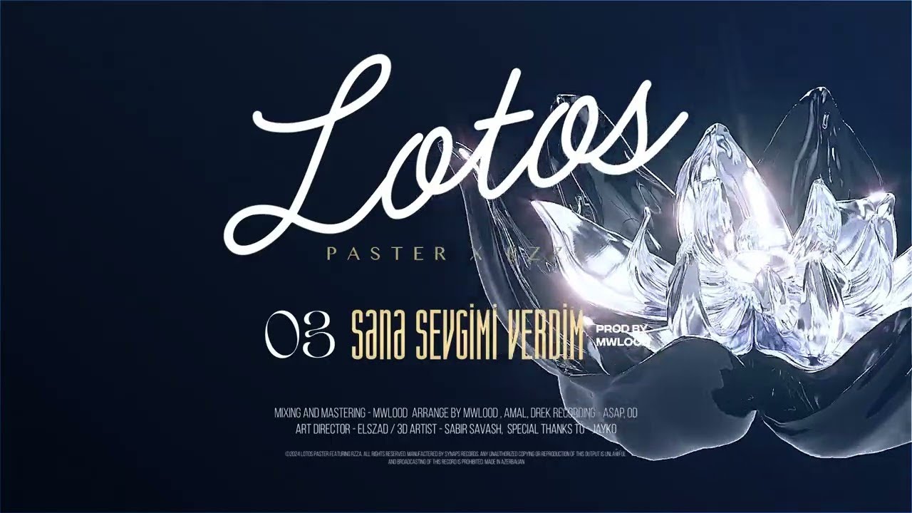 PASTER &times; RZZA &mdash; SƏNƏ SEVGİMİ VERDİM (audio)