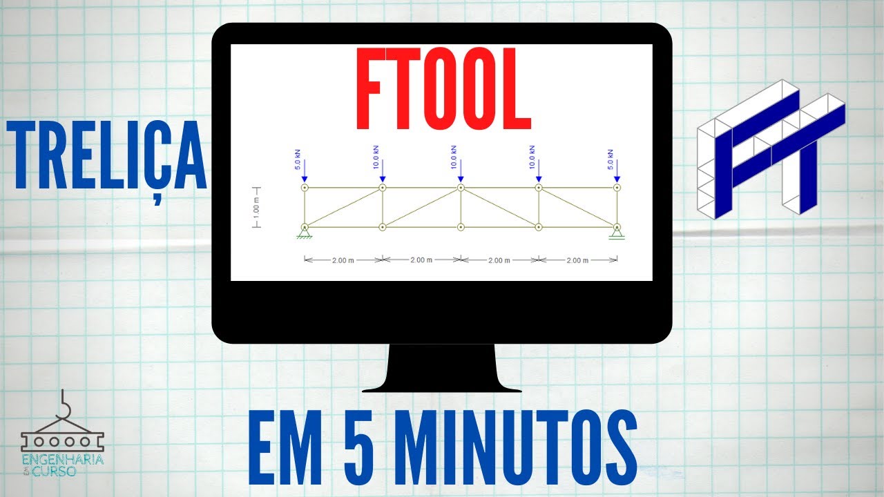Treliça no Ftool em 5 minutos
