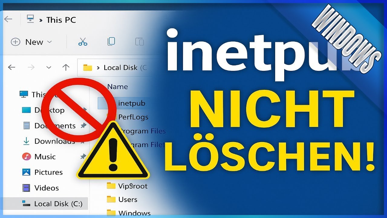Was ist inetpub? Die Wahrheit &uuml;ber den versteckten Windows-Ordner