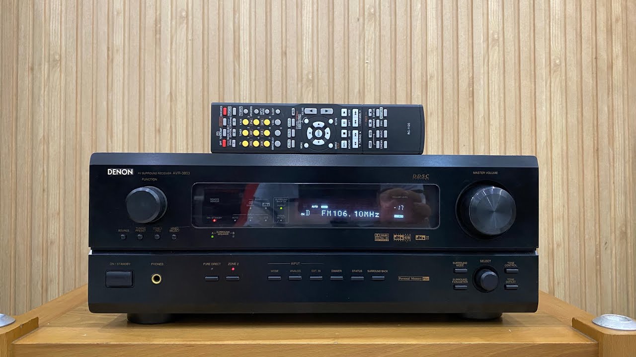 Đã bán-Denon AVR-3803 Japan 840W, cổng Quang, Chip BurrBrown 1791 làm giải mã cao cấp ☎️0834563852