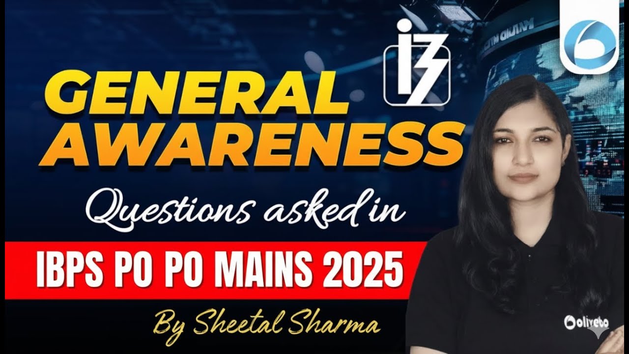 GA questions asked in IBPS PO Mains 2025 (12 Oct) | IBPS PO Mains GA Memory Based Questions