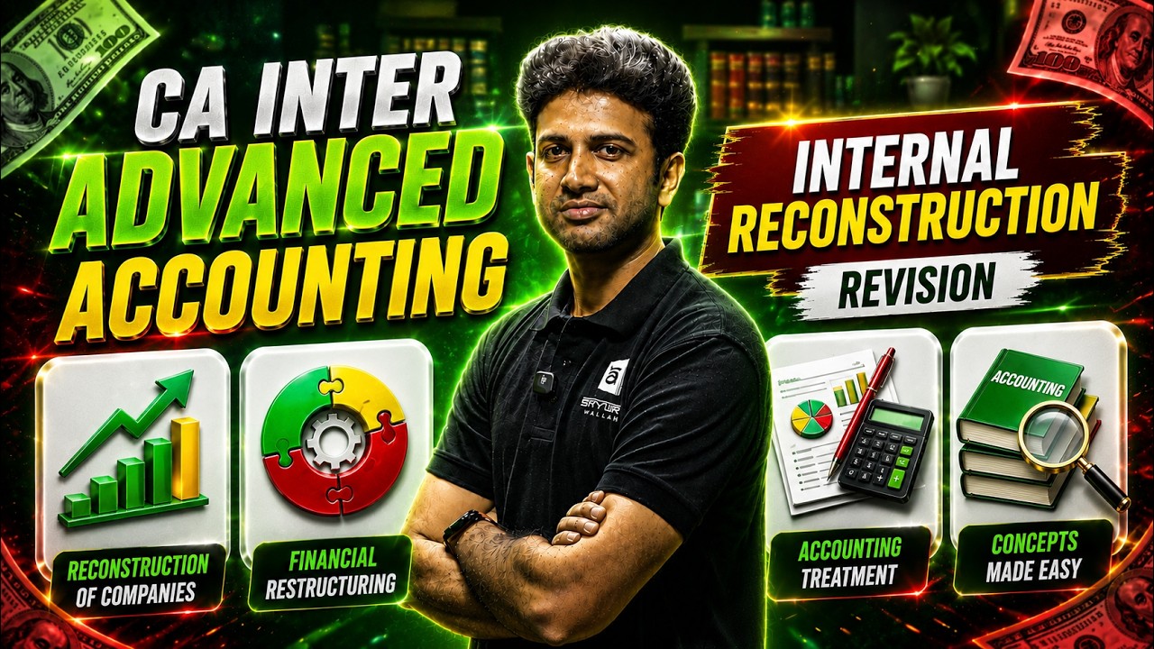 Internal reconstruction Revision | CA Inter Advanced Accounting | CA Sandesh