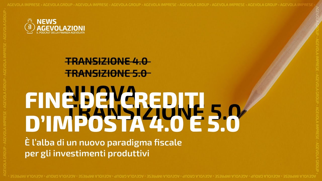 Fine dei crediti imposta 40 e 50