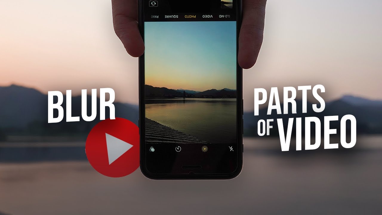 Как размыть части видео на iPhone (урок)