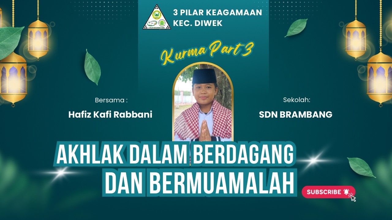 Akhlak Dalam Berdagang Dan Bermuamalah | SD Negeri Brambang Diwek Jombang 2026