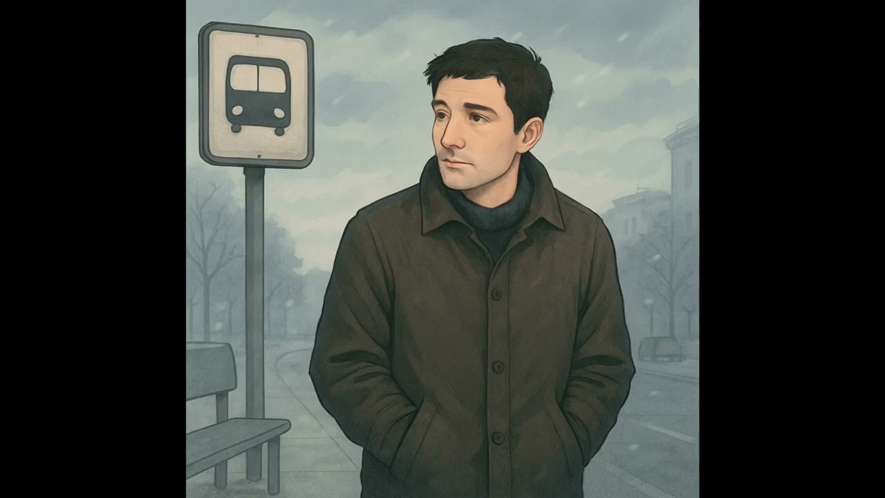 Péter a buszmegállóban. Tanulj magyarul! - Peter at the Bus Stop. Learn Hungarian!