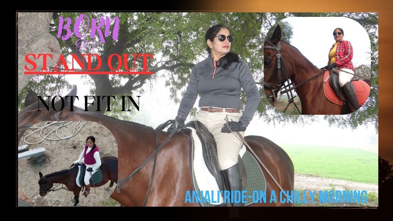 Anjali s Ride On a cold Chilly Morning