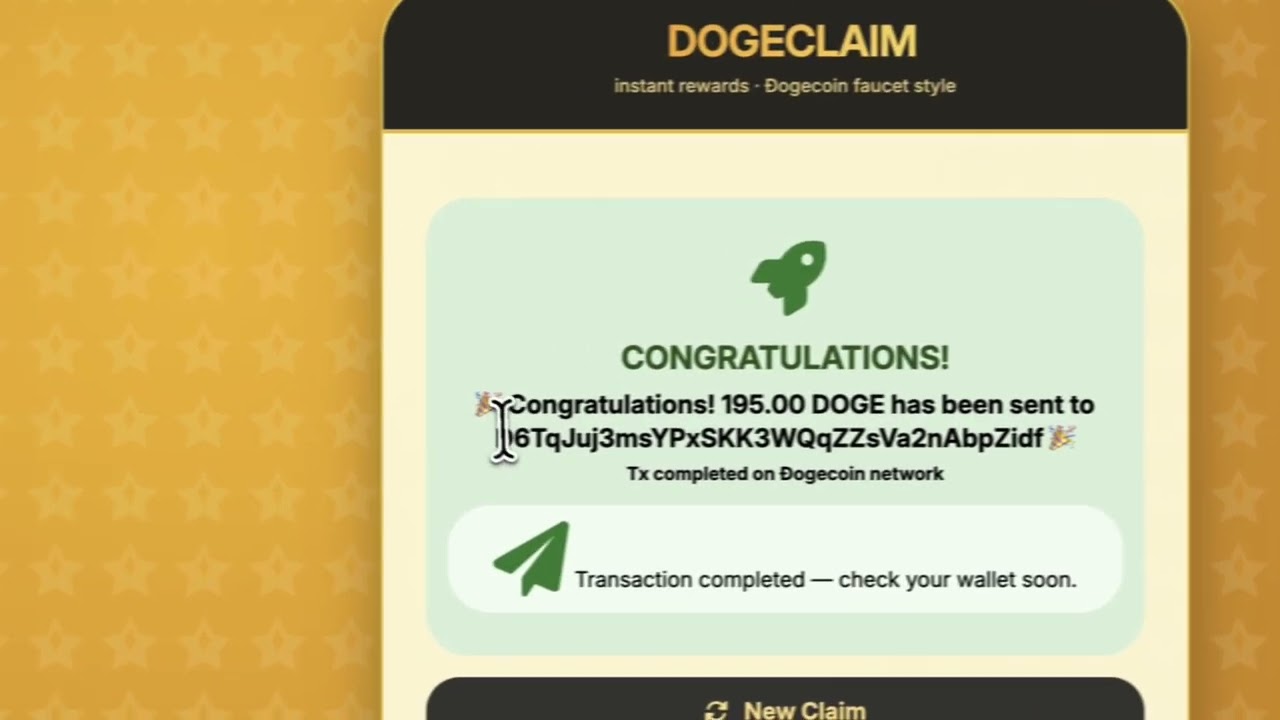 Dogecoin Airdrop Claim | Free Crypto Coin Earn 2026