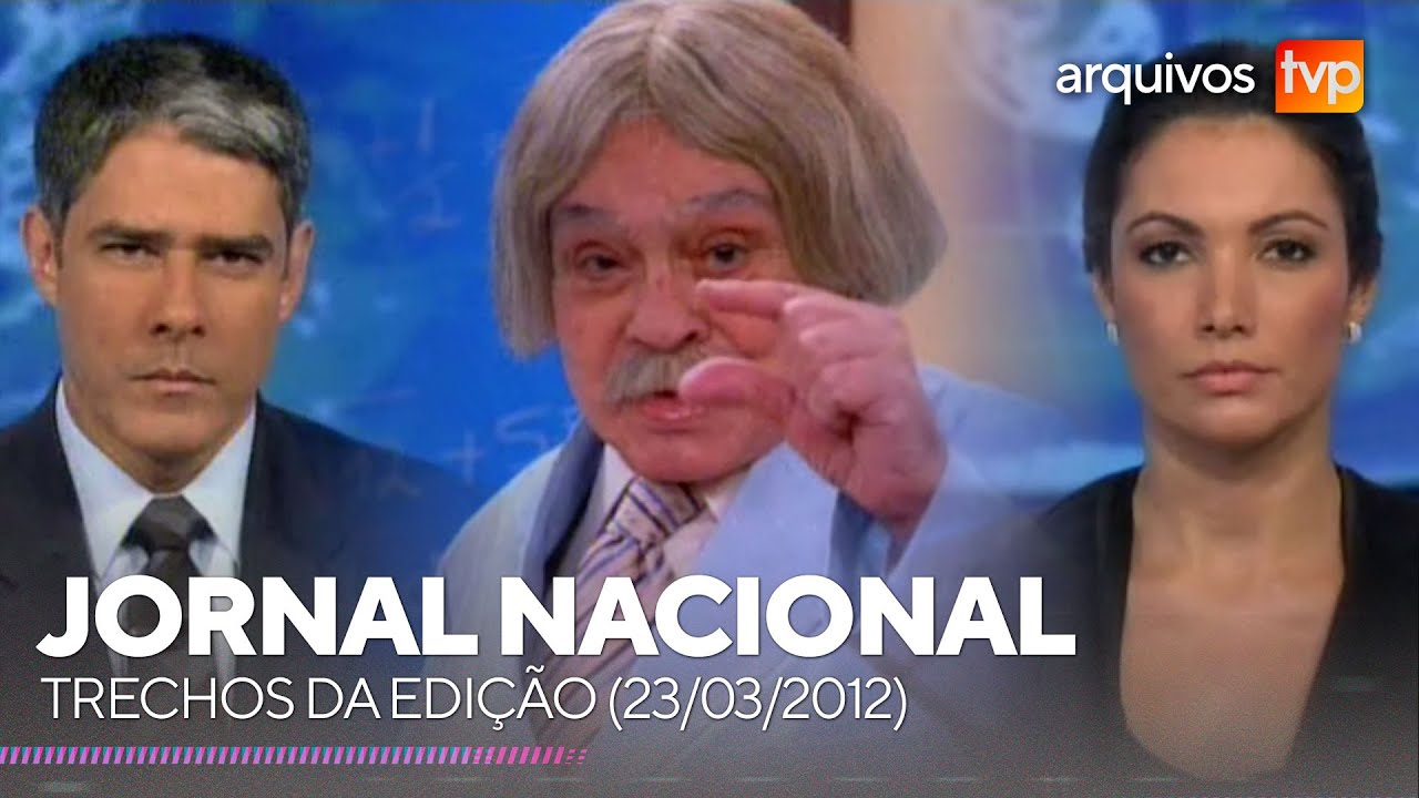 [TRECHOS] Jornal Nacional: Morte de Chico Anysio (23/03/2012)