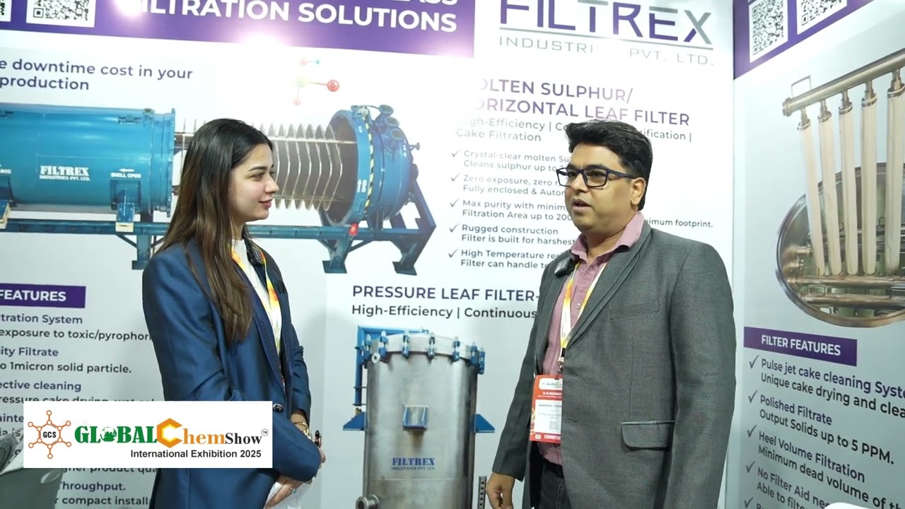 GlobalChemShow 2025 Interview | Filtrex Industries Private Limited