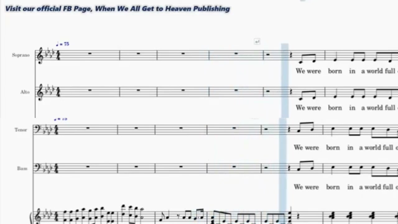 STAND FIRM, NEVER COMPROMISE  |  SATB  |  PIANO
