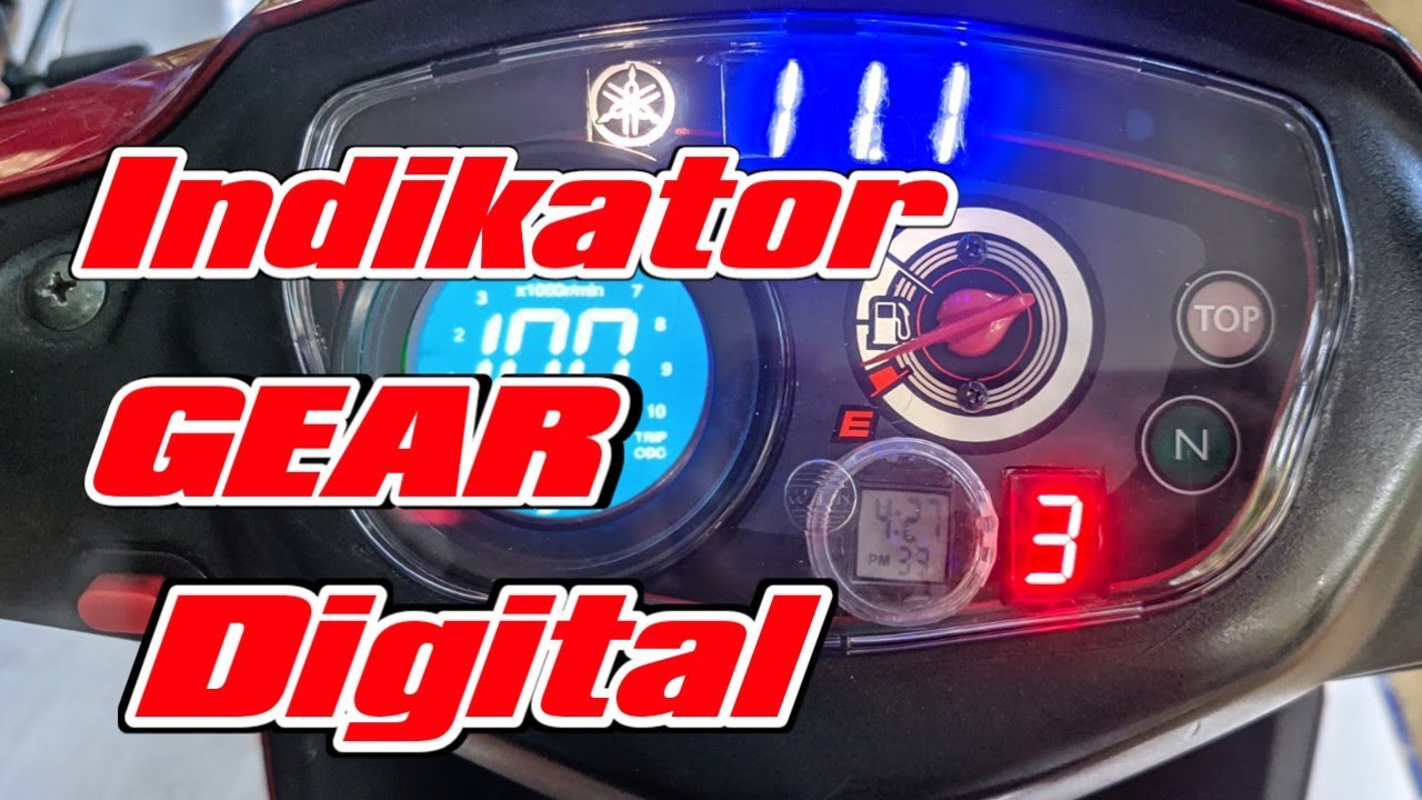 Indikator gear perseneling digital universal Vega zr RR Spark 115 sirius taurus crypton jupiter