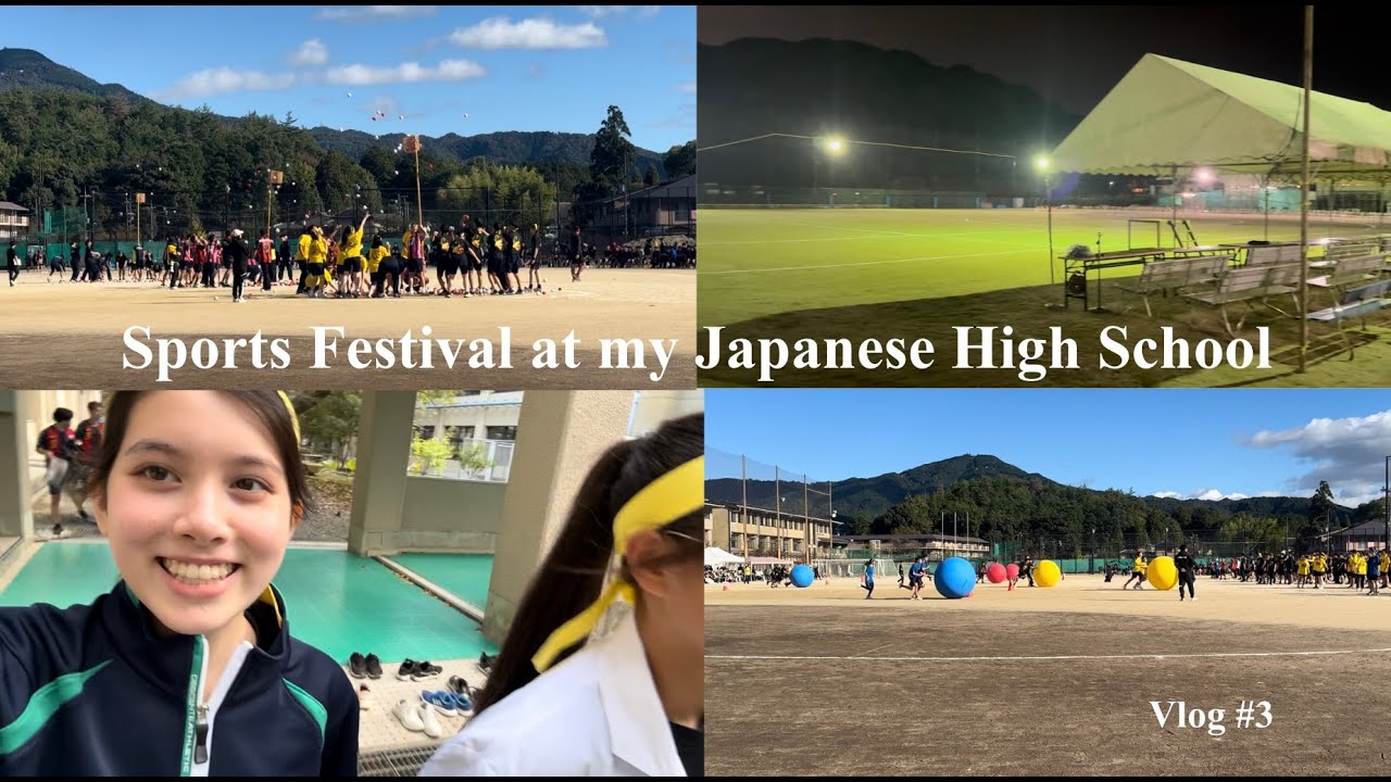 Sports Festival at my High School in Japan | Japanese High School Exchange 🇯🇵 [vlog #3]